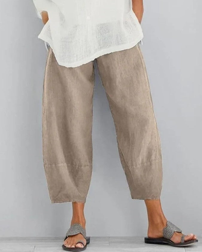 MARGARET | CASUAL CROPPED TROUSERS