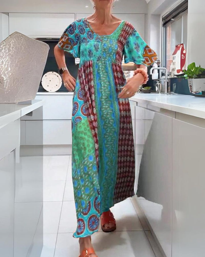 BEATRICE | COLOURFUL BOHEMIAN DRESS