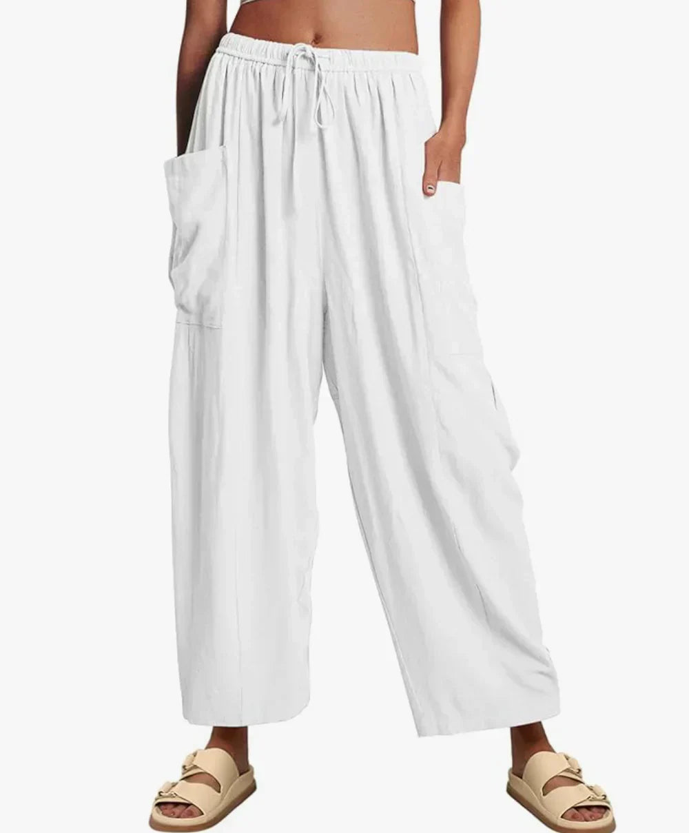 BARBARA | CASUAL WIDE-LEG TROUSERS