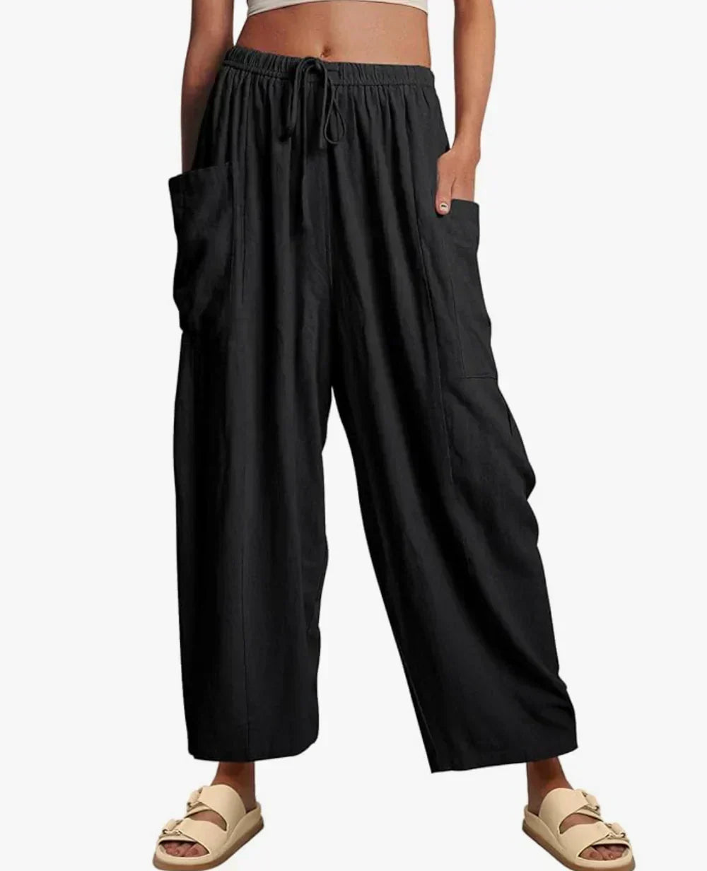 BARBARA | CASUAL WIDE-LEG TROUSERS