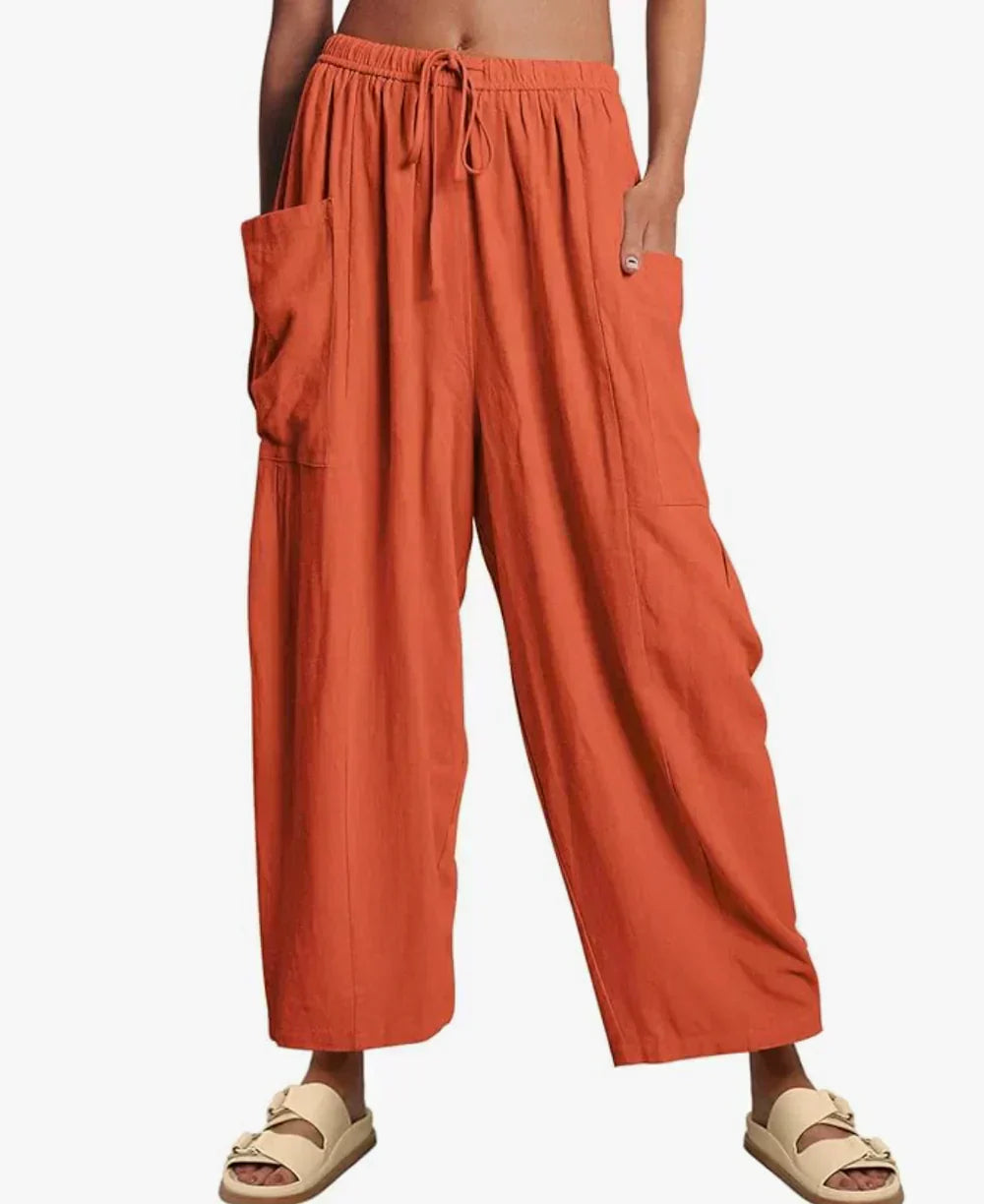 BARBARA | CASUAL WIDE-LEG TROUSERS