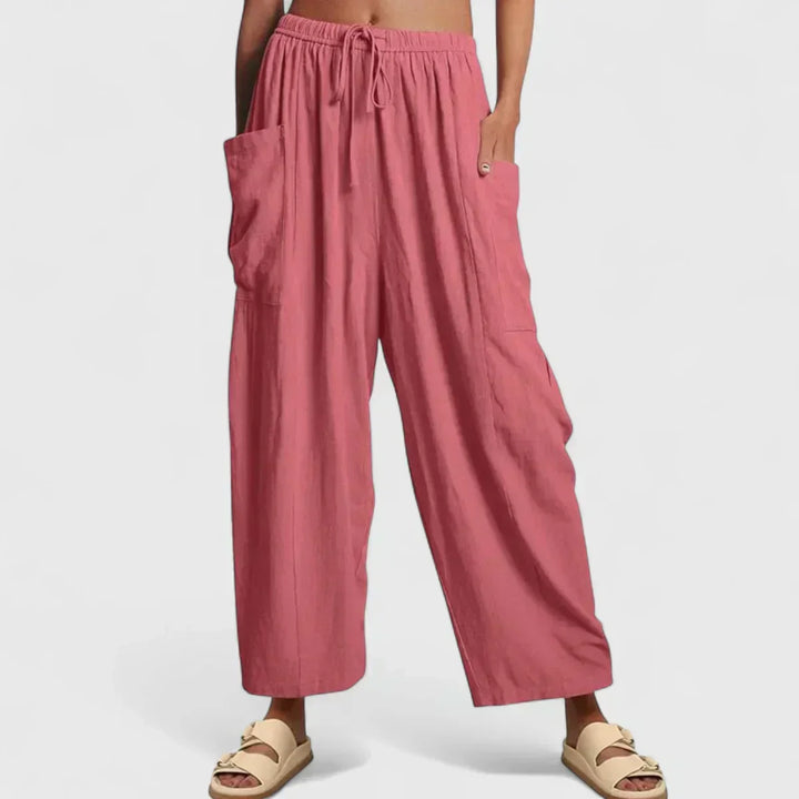 BARBARA | CASUAL WIDE-LEG TROUSERS