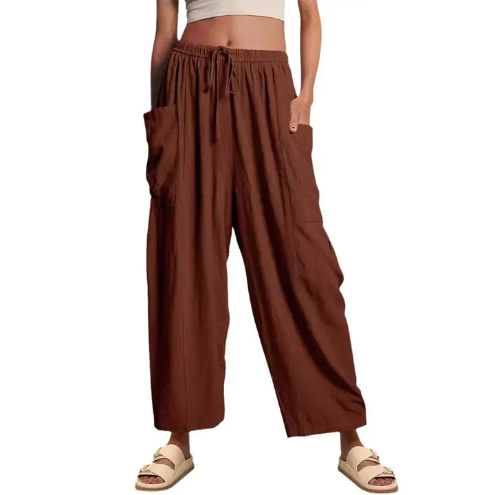 BARBARA | CASUAL WIDE-LEG TROUSERS