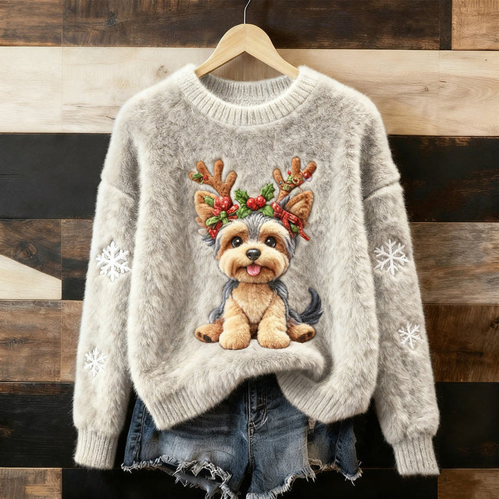 ROSIE | SOFT CHRISTMAS FLANNEL CASUAL JUMPER FOR DOGS FOR WOMEN