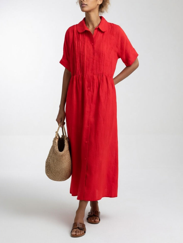 AUDREY | FLUID SUMMER SHIRT DRESS
