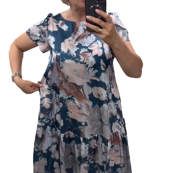 EVANGELINE | FLORAL TIERED MAXI DRESS